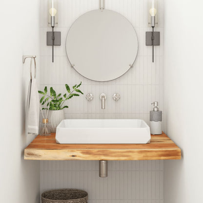 Bathroom Countertop 70x60x3.8 cm Rectangular Solid Wood Acacia