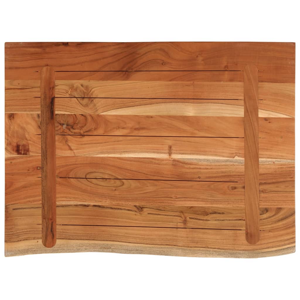 Bathroom Countertop 80x60x3.8 cm Rectangular Solid Wood Acacia