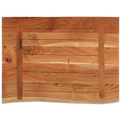 Bathroom Countertop 80x60x3.8 cm Rectangular Solid Wood Acacia