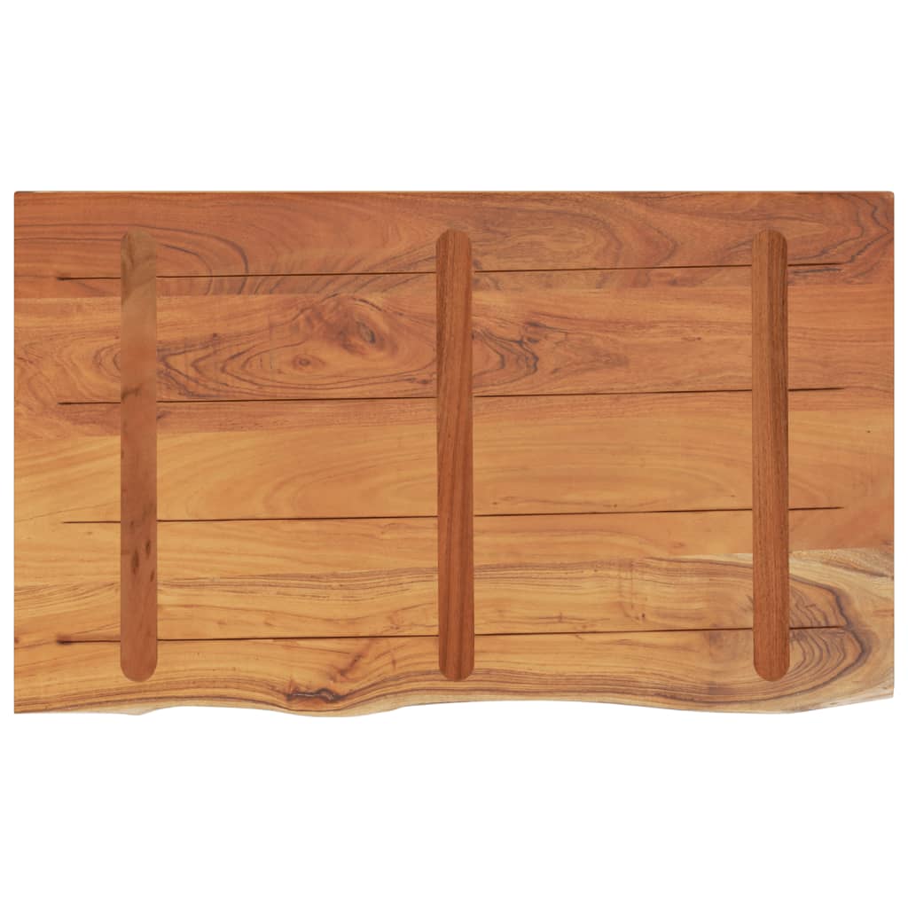 Bathroom Countertop 110x60x3.8 cm Rectangular Solid Wood Acacia