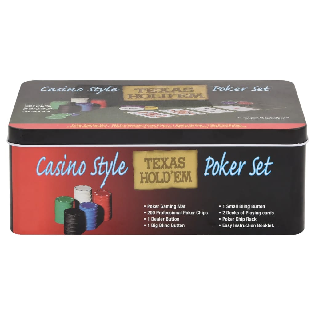 Poker Chip Set 200 pcs 4 g