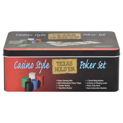 Poker Chip Set 200 pcs 4 g
