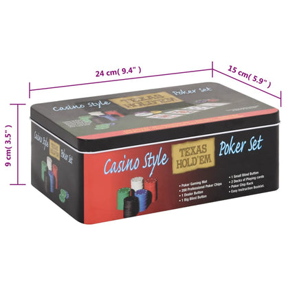 Poker Chip Set 200 pcs 4 g