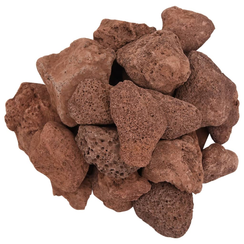 Volcanic Rocks 25 kg Red 5-8 cm