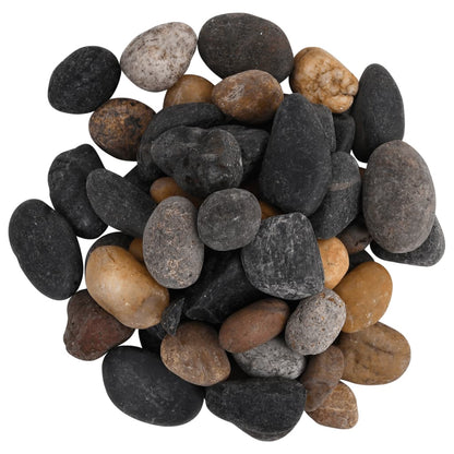 Polished Pebbles 10 kg Mixed Colour 5-8 cm