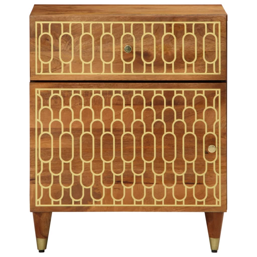Bedside Cabinet 50x33x60 cm Solid Wood Mango