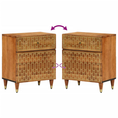 Bedside Cabinet 50x33x60 cm Solid Wood Mango