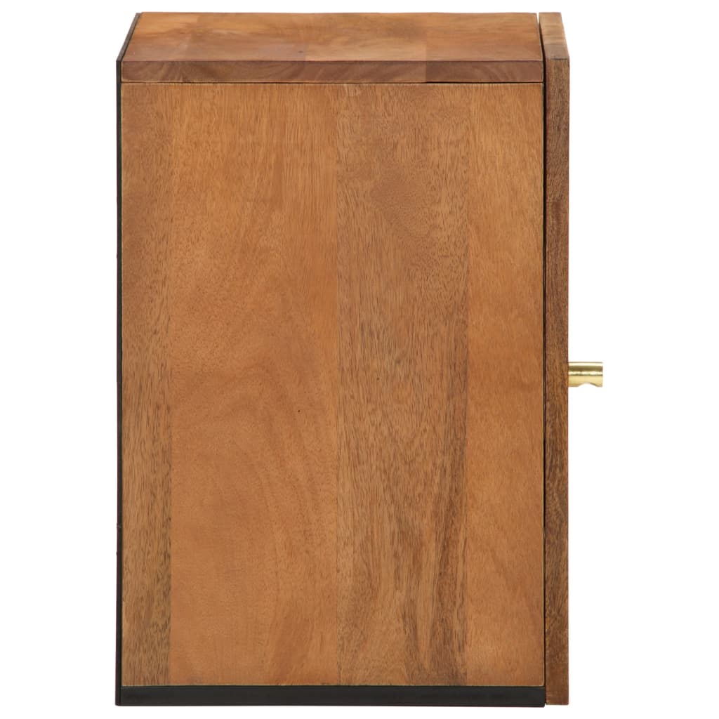 Bathroom Wall Cabinet 38x33x48 cm Solid Wood Mango