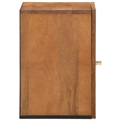 Bathroom Wall Cabinet 38x33x48 cm Solid Wood Mango