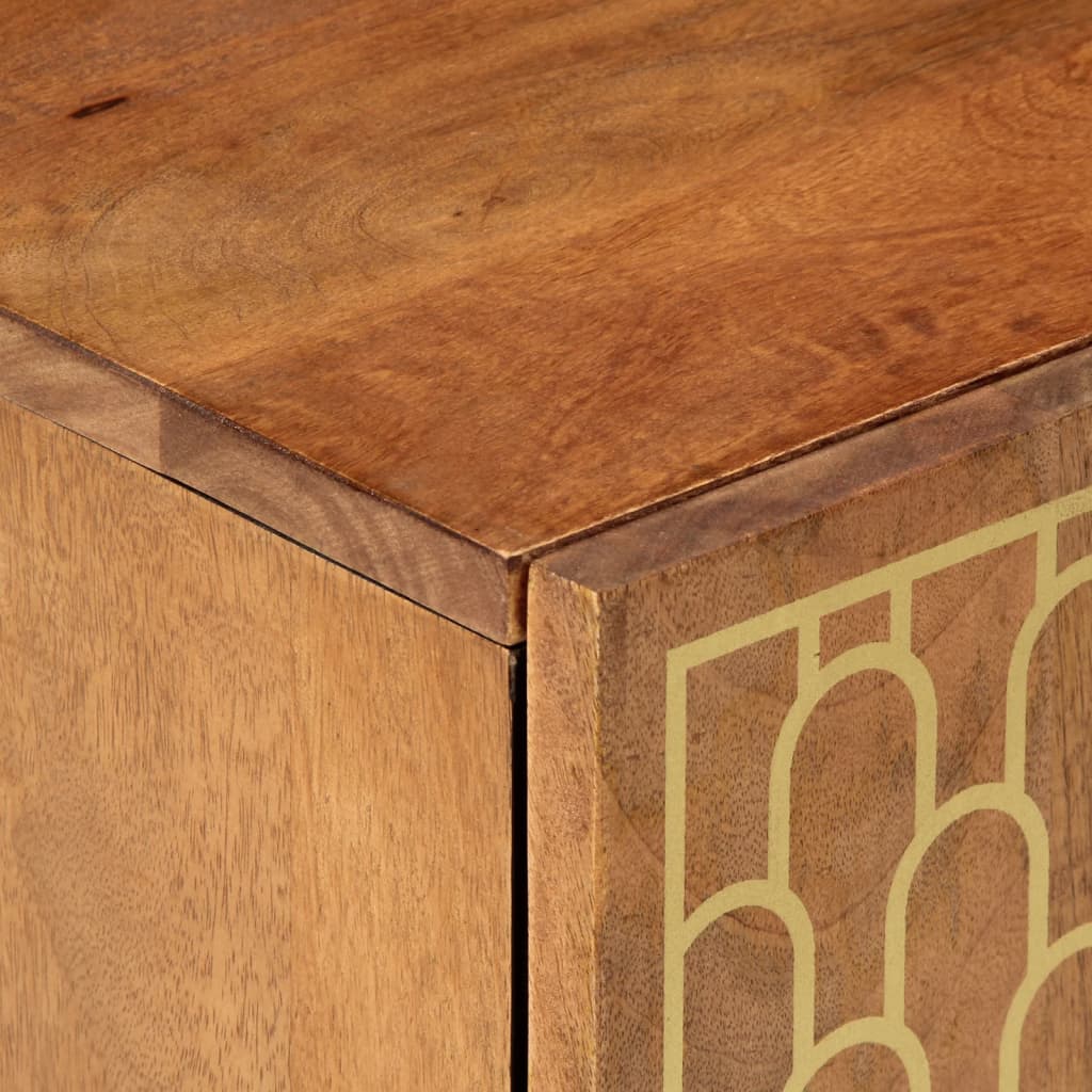 Bathroom Wall Cabinet 38x33x48 cm Solid Wood Mango