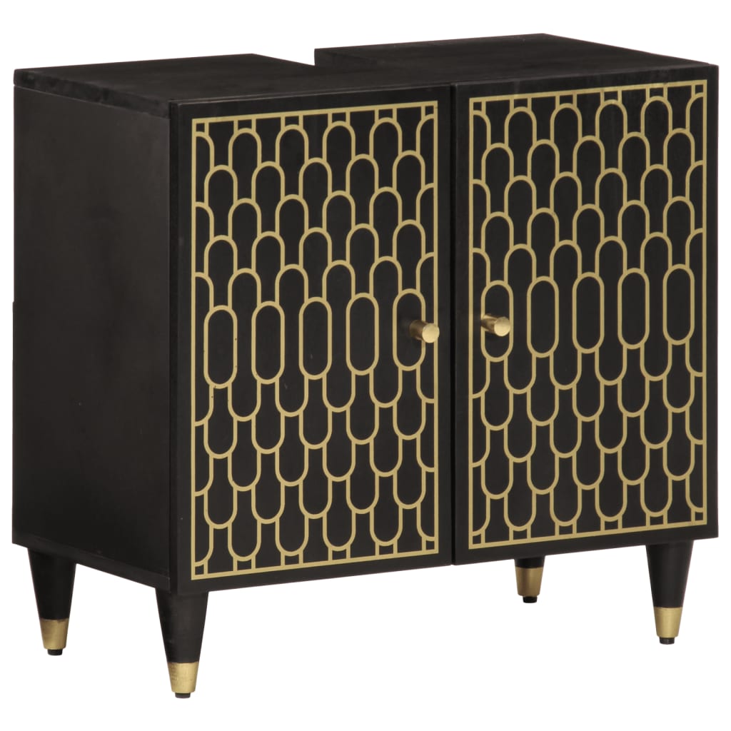 Bathroom Sink Cabinet 62x33x58 cm Solid Wood Mango