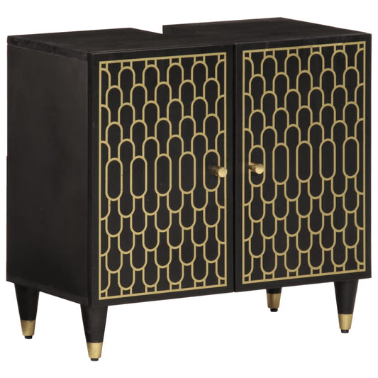 Bathroom Sink Cabinet 62x33x58 cm Solid Wood Mango