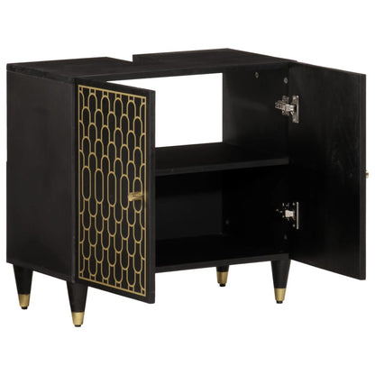 Bathroom Sink Cabinet 62x33x58 cm Solid Wood Mango