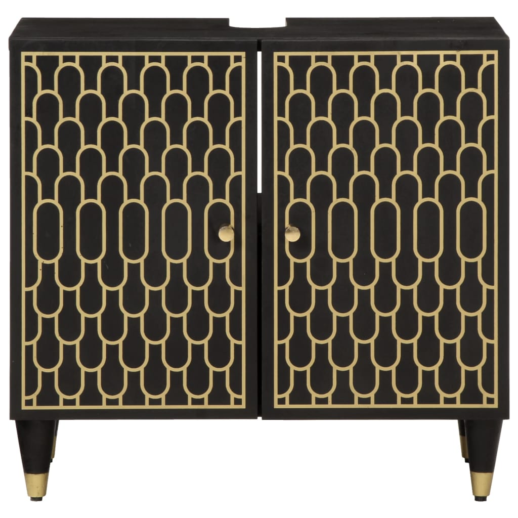 Bathroom Sink Cabinet 62x33x58 cm Solid Wood Mango