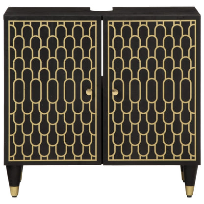 Bathroom Sink Cabinet 62x33x58 cm Solid Wood Mango