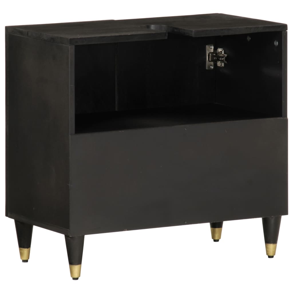 Bathroom Sink Cabinet 62x33x58 cm Solid Wood Mango