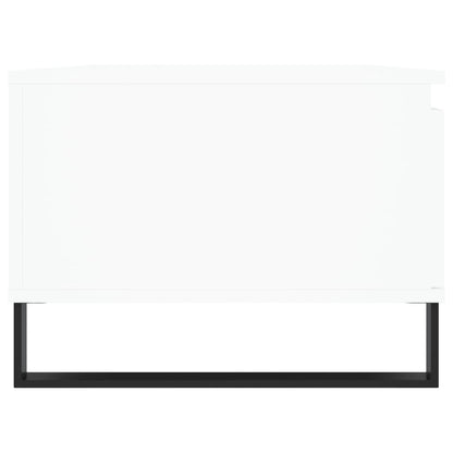Coffee Table White 90x50x36.5 cm Engineered Wood