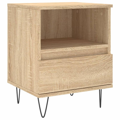 Bedside Cabinets 2 pcs Sonoma Oak 40x35x50 cm Engineered Wood