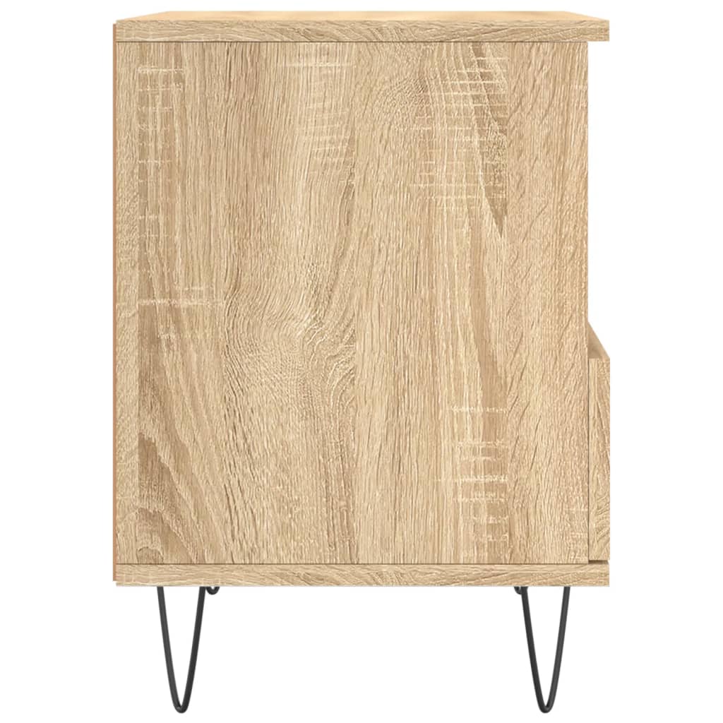 Bedside Cabinets 2 pcs Sonoma Oak 40x35x50 cm Engineered Wood