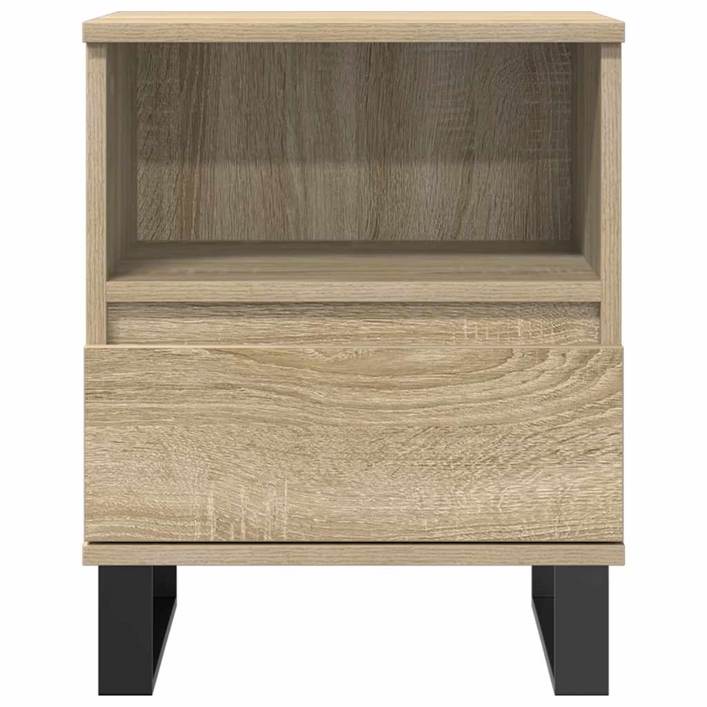 Bedside Cabinet Sonoma Oak 40x35x50 cm Engineered Wood