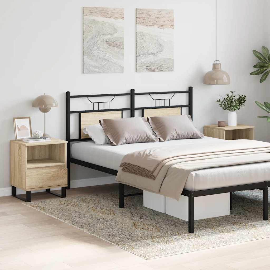 Bedside Cabinets 2 pcs Sonoma Oak 40x35x50 cm Engineered Wood