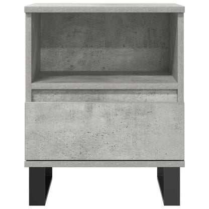Bedside Cabinets 2 pcs Concrete Grey 40x35x50 cm Engineered Wood
