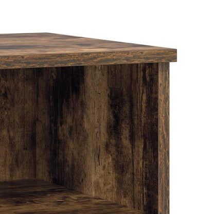 Bedside Cabinet Smoked Oak 40x35x50 cm Engineered Wood