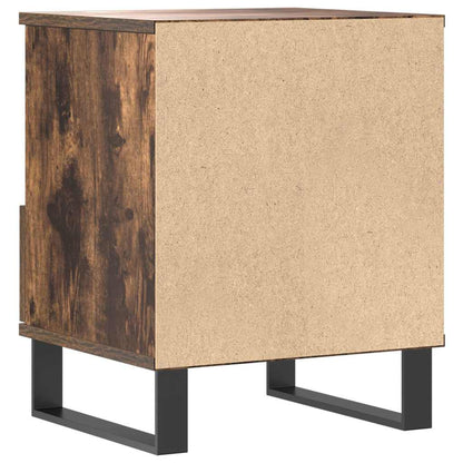 Bedside Cabinets 2 pcs Smoked Oak 40x35x50 cm Engineered Wood
