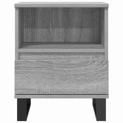 Bedside Cabinet Grey Sonoma 40x35x50 cm Engineered Wood