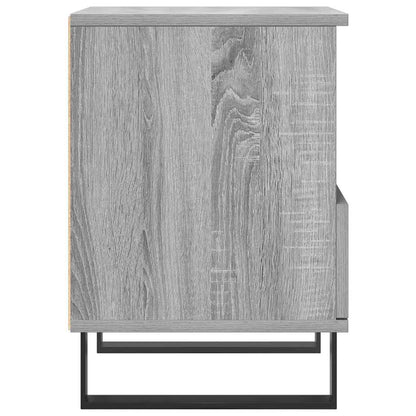 Bedside Cabinet Grey Sonoma 40x35x50 cm Engineered Wood
