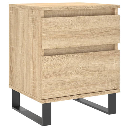 Bedside Cabinets 2 pcs Sonoma Oak 40x35x50 cm Engineered Wood