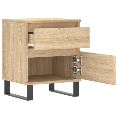Bedside Cabinets 2 pcs Sonoma Oak 40x35x50 cm Engineered Wood