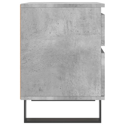 Bedside Cabinets 2 pcs Concrete Grey 40x35x50 cm Engineered Wood
