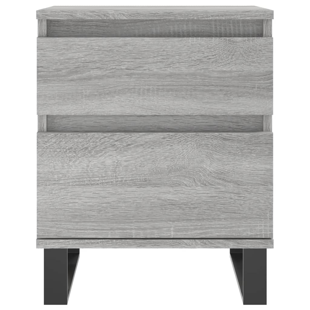 Bedside Cabinet Grey Sonoma 40x35x50 cm Engineered Wood