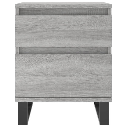 Bedside Cabinet Grey Sonoma 40x35x50 cm Engineered Wood