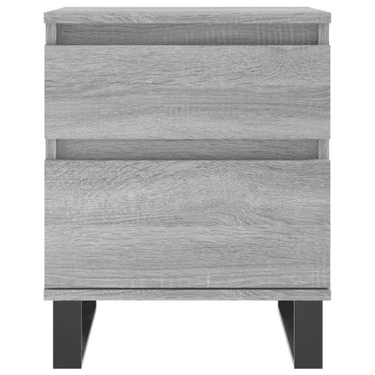 Bedside Cabinets 2 pcs Grey Sonoma 40x35x50 cm Engineered Wood