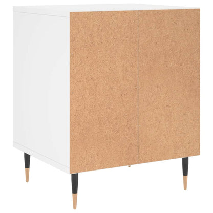 Bedside Cabinets 2 pcs White 40x35x50 cm Engineered Wood