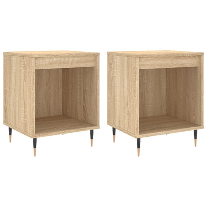 Bedside Cabinets 2 pcs Sonoma Oak 40x35x50 cm Engineered Wood