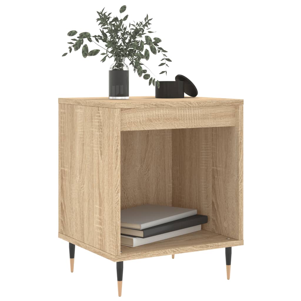 Bedside Cabinets 2 pcs Sonoma Oak 40x35x50 cm Engineered Wood