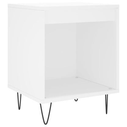 Bedside Cabinets 2 pcs White 40x35x50 cm Engineered Wood