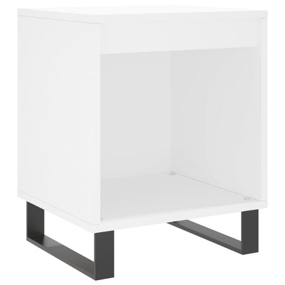 Bedside Cabinet White 40x35x50 cm Engineered Wood