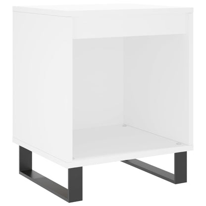 Bedside Cabinets 2 pcs White 40x35x50 cm Engineered Wood