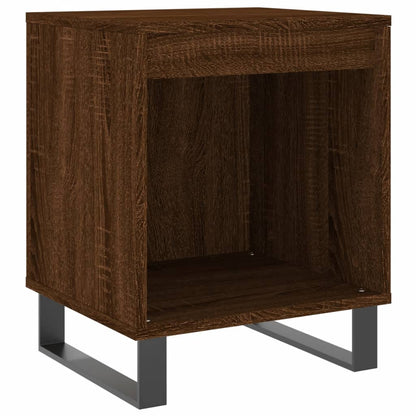 Bedside Cabinets 2 pcs Brown Oak 40x35x50 cm Engineered Wood