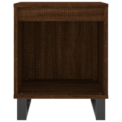 Bedside Cabinets 2 pcs Brown Oak 40x35x50 cm Engineered Wood