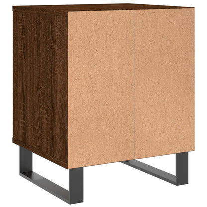 Bedside Cabinets 2 pcs Brown Oak 40x35x50 cm Engineered Wood
