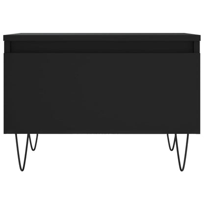 Coffee Tables 2 pcs Black 50x46x35 cm Engineered Wood
