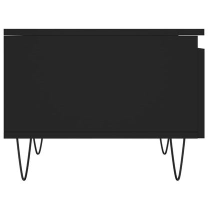 Coffee Tables 2 pcs Black 50x46x35 cm Engineered Wood