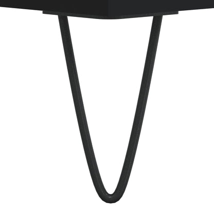 Coffee Tables 2 pcs Black 50x46x35 cm Engineered Wood