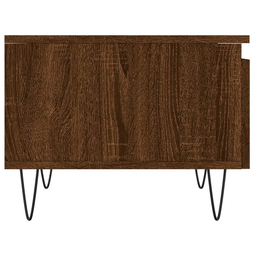 Coffee Tables 2 pcs Brown Oak 50x46x35 cm Engineered Wood