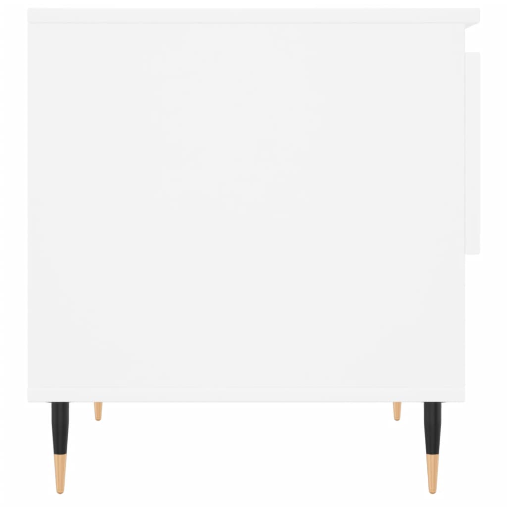 Coffee Tables 2 pcs White 50x46x50 cm Engineered Wood